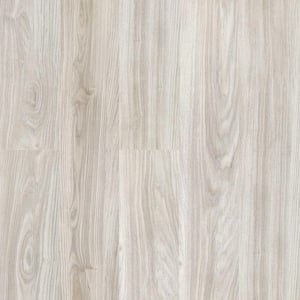 12MIL 6 in. x 36 in. Peel and Stick Vinyl Floor Tile in Log Grey Water Resistant Luxury Plank Flooring(54 sq. ft./case)