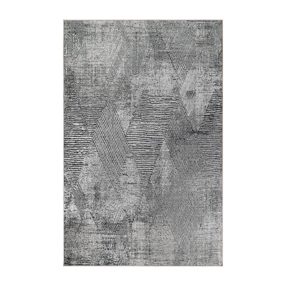 SUPERIOR Barnby Mossy Oak 3 ft. 6 in. x 5 ft. 6 in. Modern Geometric