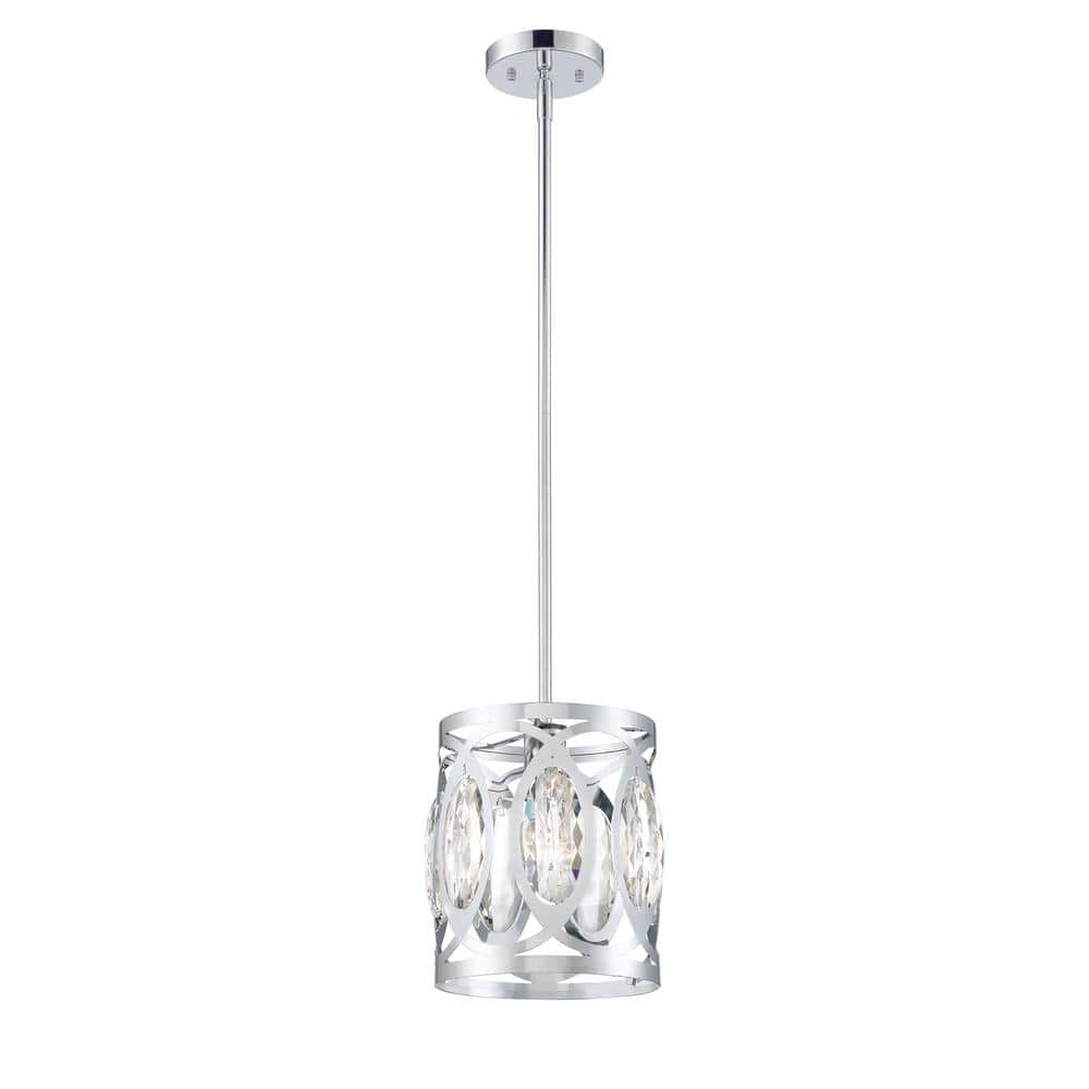 Crista 1-Light Chrome Mini Pendant price history on PriceWatchPro