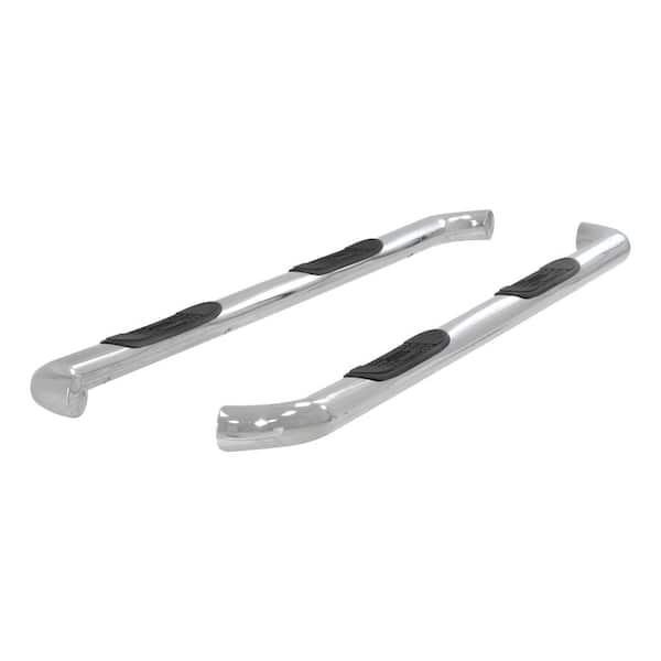 Aries 3-Inch Round Polished Stainless Steel Nerf Bars, No-Drill, Select Toyota Tundra