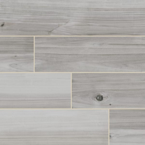 MSI Havenwood Platinum 8 in. x 36 in. Matte Porcelain Floor and Wall Tile (14 sq. ft./Case)
