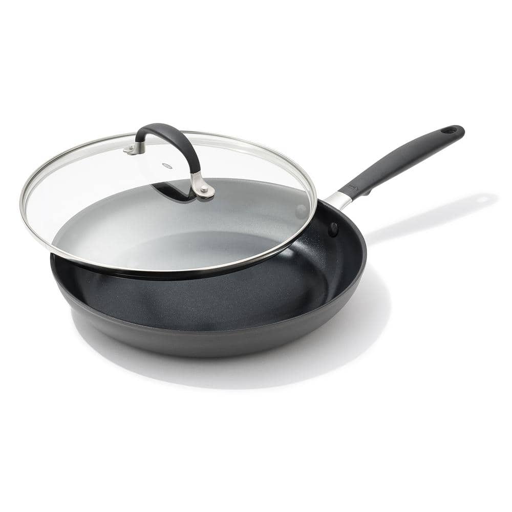  OXO Good Grips Pro 8 Frying Pan Skillet, 3-Layered German  Engineered Nonstick Coating, Dishwasher Safe, Oven Safe, Stainless Steel  Handle, Black: Home & Kitchen