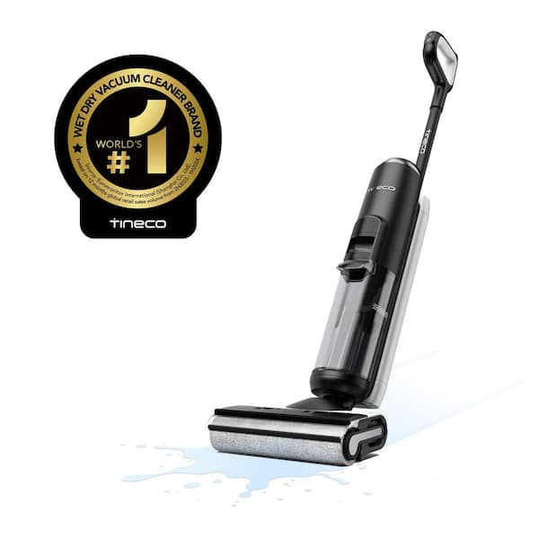 FloorWasher FlashDry 6 Series Bagless Cordless Wet/Dry Mop & Vacuum for Hard Floors in Black with FlashDry Self-Cleaning