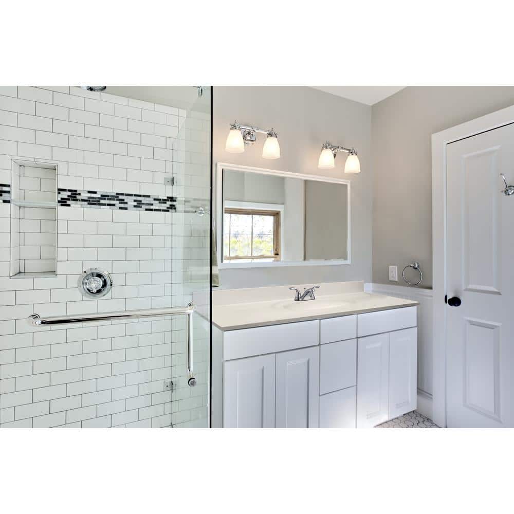 Ivory Swirl 43-Inch Cultured Marble Vanity Top with Backsplash