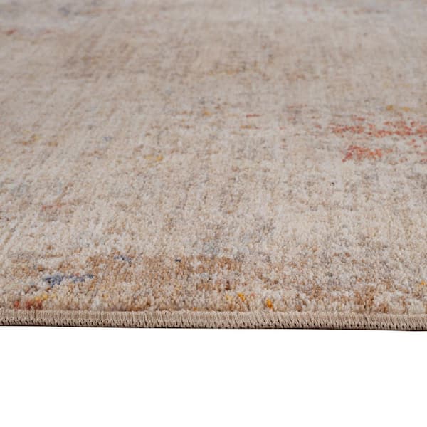 Albany Beige 4 ft. x 6 ft. Oriental Area Rug