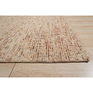 Light Brown 5 ft. x 8 ft. Hand-Tufted Wool Modern Modern Tufted Loop Rug Area Rug