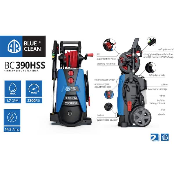 Blue Clean 1/4 In. x 25 Ft. 3000 psi Universal Pressure Washer