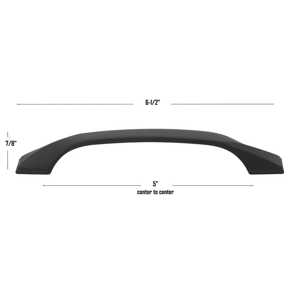 Matte Black Twisted Zinc Alloy Bar Pull with Mounting Hardware
