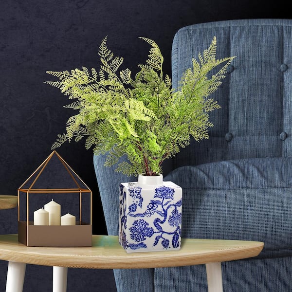 20 in. Green Foxtail Fern in Vase