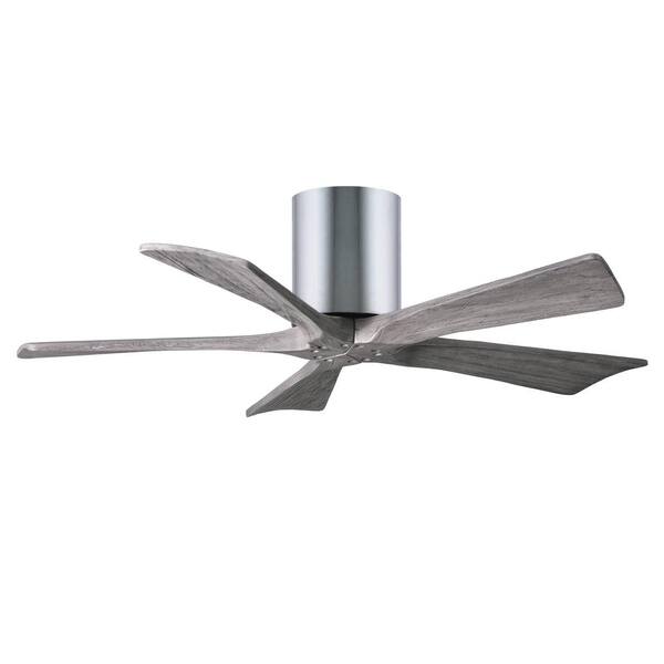 Atlas Irene 42 in. Indoor/Outdoor Polished Chrome Ceiling Fan With