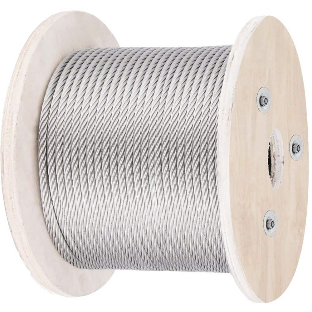 3300 LBS. Breaking Steel Cable, 5/32 in. [Rope Diameter x 500 ft. Length, Stainless Steel Wire Rope (By-the-Foot) price history on PriceWatchPro