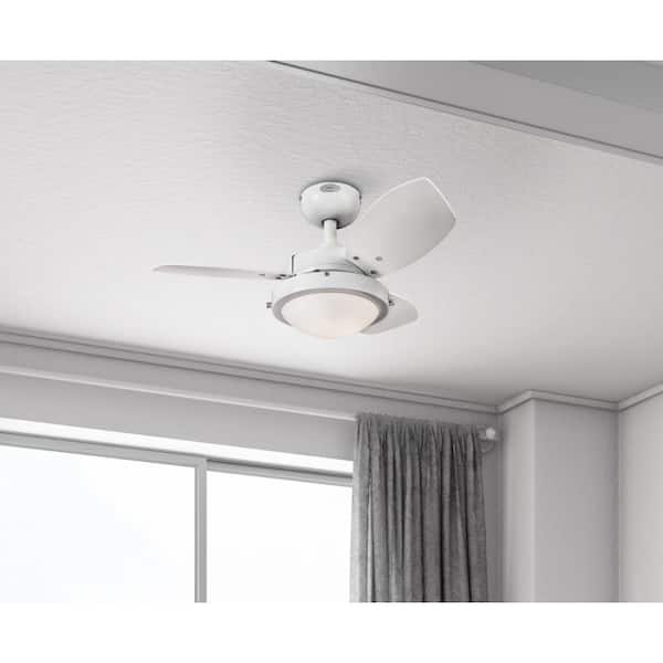 Indoor Ceiling Fan with Light Kit Westinghouse Lighting 7213300 30 in 