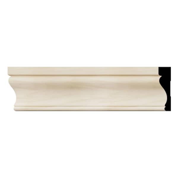 Ekena Millwork WM350 0.69 in. D x 3.5 in. W x 96 in. L Wood (Poplar) Flagler Casing Moulding