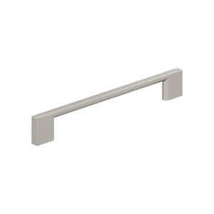 Cityscape 6-5/16 in. (160mm) Modern Satin Nickel Bar Cabinet Pull (10-Pack)