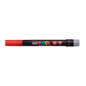 PCF-350 Brush Tip Paint Marker, Red
