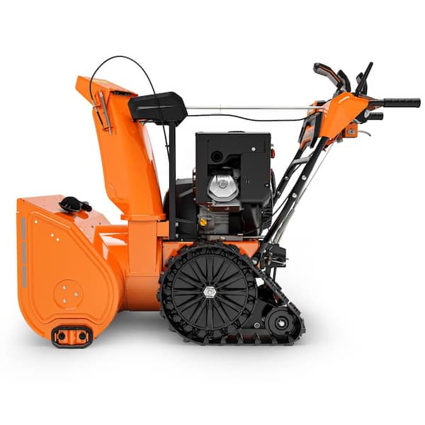 Platinum 28 in. 389cc SHO Electric Start Rapidtrak 2-Stage Self-Popelled Gas Snow Blower;Heated Handgrips and Headlights