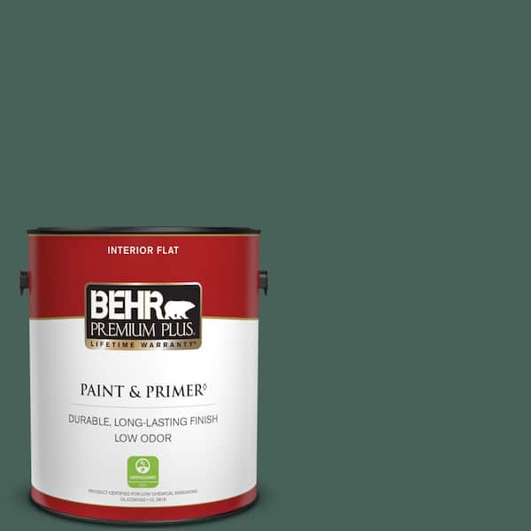 BEHR PREMIUM PLUS 1 gal. #T18-20 Equilibrium Flat Low Odor Interior Paint & Primer