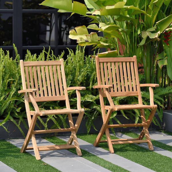 Amazonia Hamburg 9-Piece Teak Patio Dining Set SC HAMBURG - The