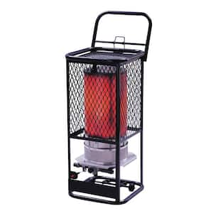 125,000 BTU Radiant Portable Propane Outdoor Space Heater with 10 ft. Hose and Regulator