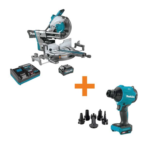 40V max XGT Brushless 12 in. Dual-Bevel Sliding Compound Miter Saw Kit, AWS Capable (4.0Ah) w/ XGT Brushless Dust Blower