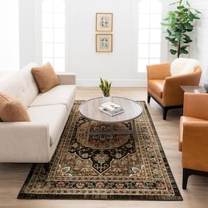 Vernazza Brown 5 ft. x 8 ft. Area Rug