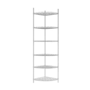 Wire corner on sale shelving unit