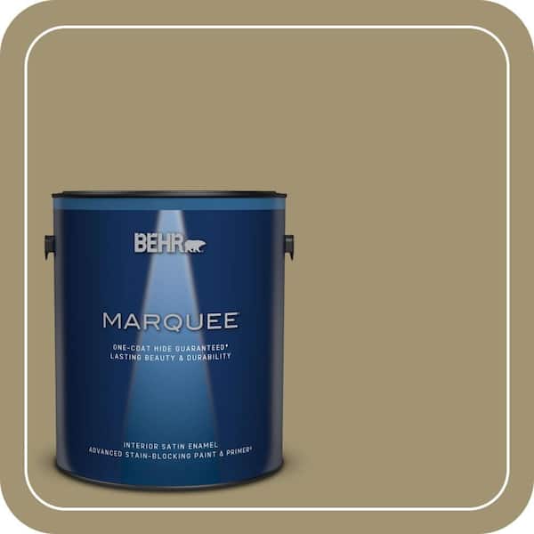 BEHR MARQUEE 1 gal. #PMD-37 Caraway Satin Enamel Interior Paint & Primer