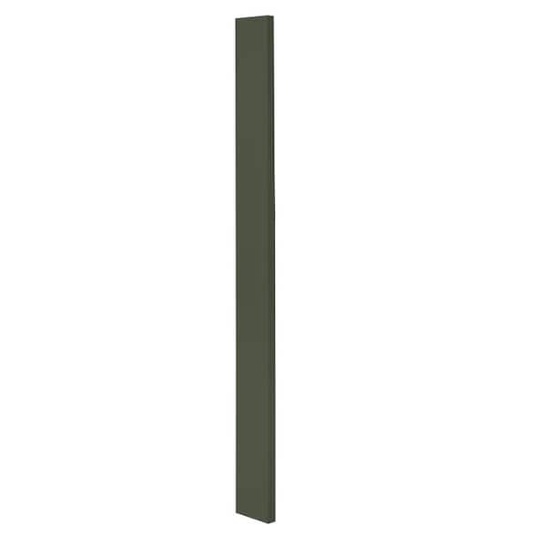 Avondale 3 in. W x 36 in. H Cabinet Filler in Fern Green