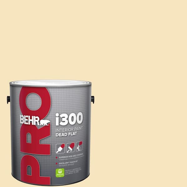 BEHR PRO 1 gal. #ECC-22-1 Summer Solstice Dead Flat Interior Paint
