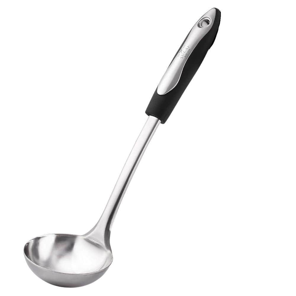 Zulay Kitchen 12 in Stainless Steel Soup Ladle Z-SS-SP-LDL-CLR - The ...