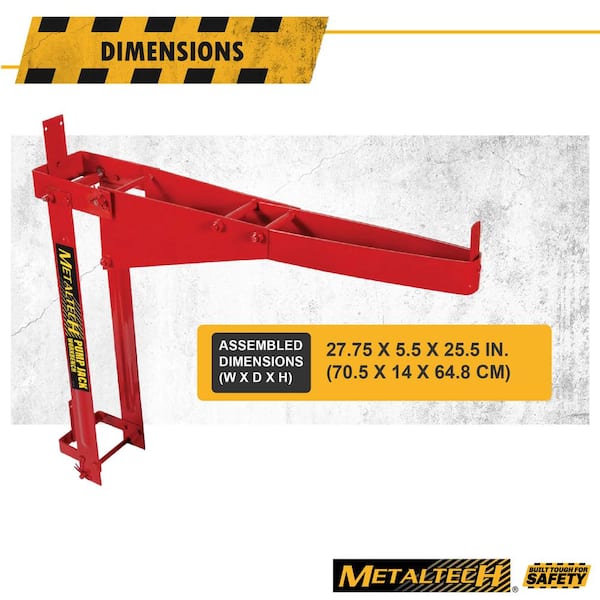 MetalTech Pump Jack 27-3/4 in. W x 5-1/2 in. D x 25-1/2 in. H