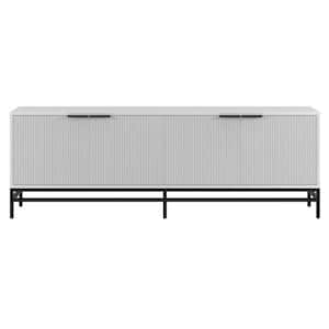 Montello 70 in. White TV Stand Fits TV's up to 78 in.