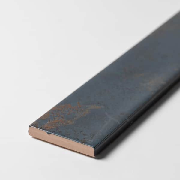 Rural 2 in. x 12 in. Slate Blue Satin Ceramic Subway Wall Tile (5.28 sq. ft. /case)