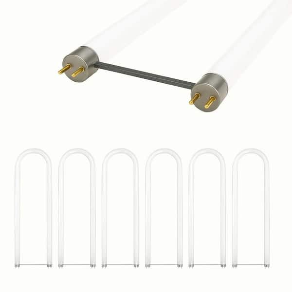 32-Watt 2 ft. T8 G13 Linear U-Bend Fluorescent Tube Light Bulb, Cool White 4100K (6-Pack)