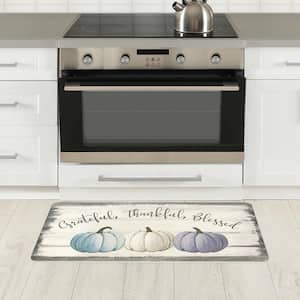 Grateful Thankful Blessed 20 in. x 39 in. Comfort Mat