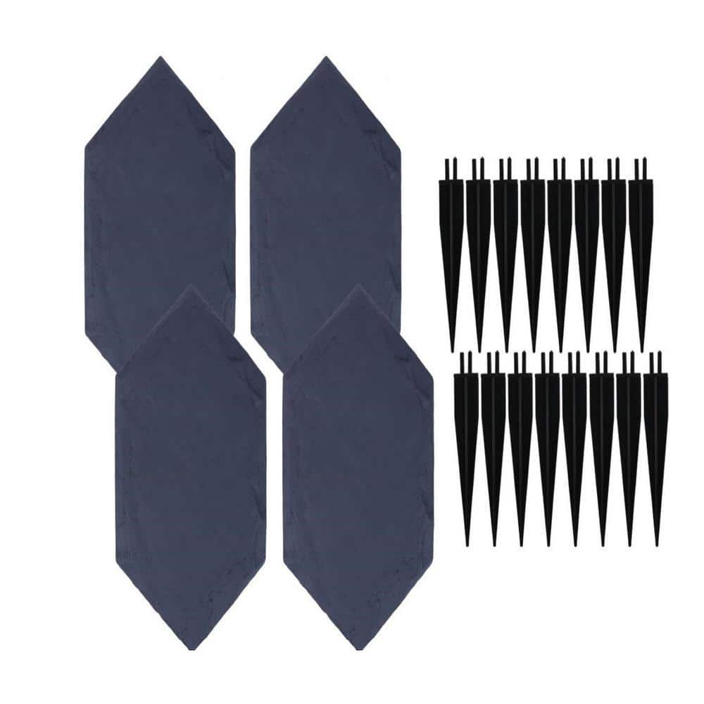 Justincity 15.98 in. x 15.98 in. x 4.49 in. Hexagon Grey Solid