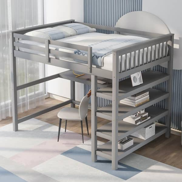 Full size loft bed frame ikea best sale