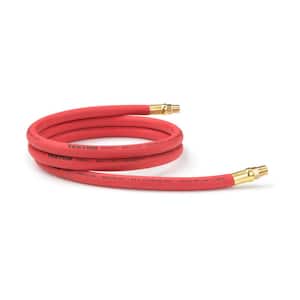 6 ft. x 3/8 in. I.D Rubber Lead-In Air Hose (250 PSI)