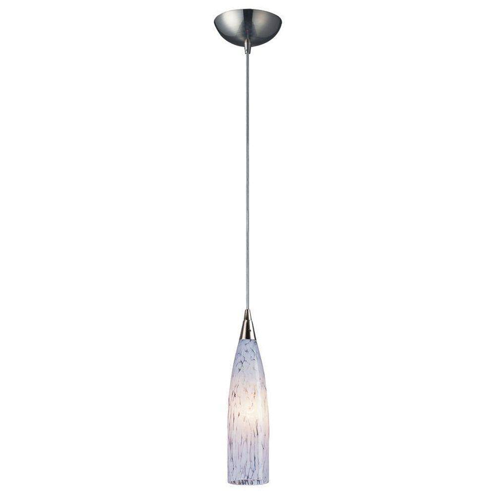 Titan Lighting Lungo 1-Light Satin Nickel Ceiling Mount Pendant TN-5313 ...