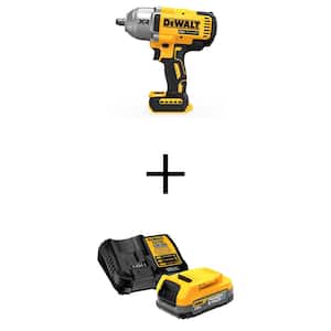 20V MAX Lithium-Ion Cordless 1/2 in. Impact Wrench with 20V MAX POWERSTACK Compact Battery Starter Kit