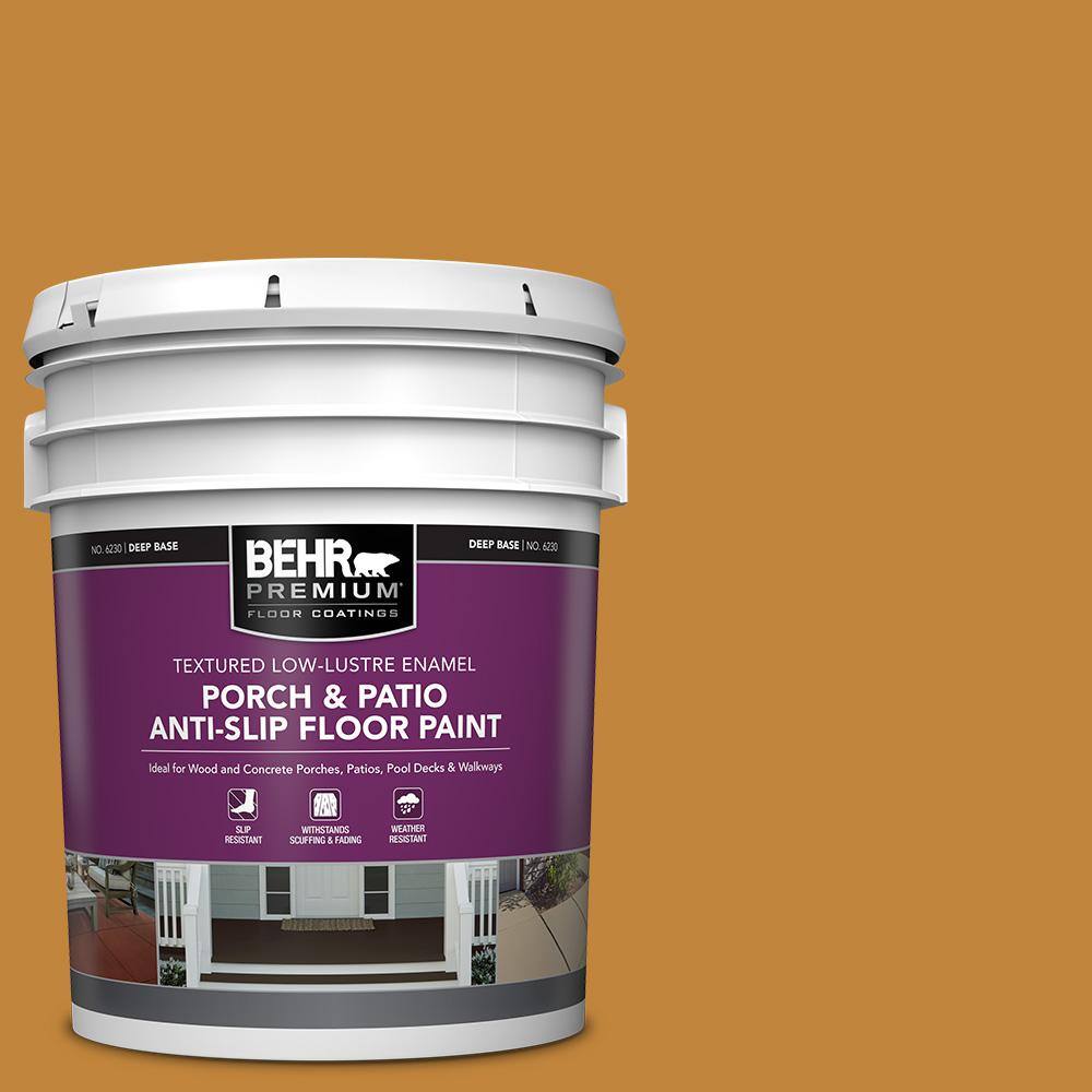5 gal. #M260-7 Back To School Textured Low-Lustre Enamel Interior/Exterior Porch and Patio Anti-Slip Floor Paint price history on PriceWatchPro