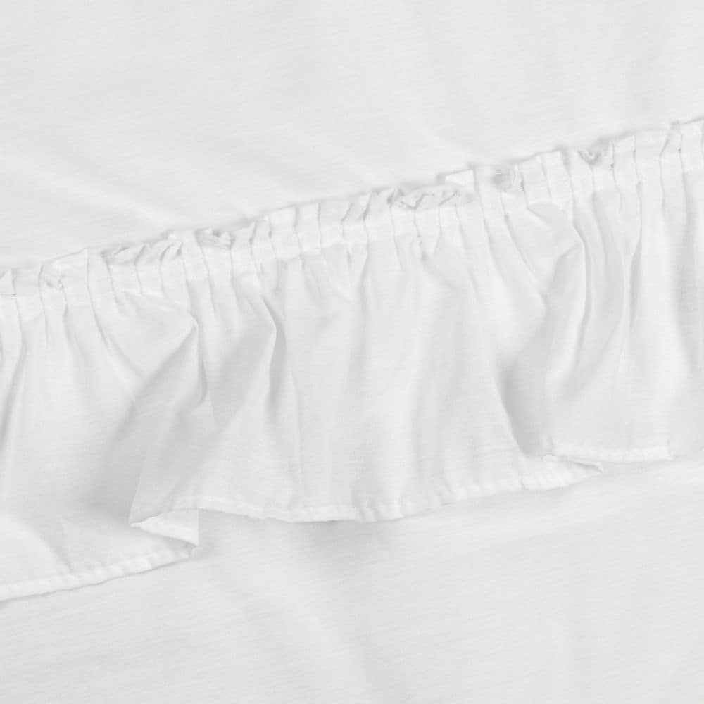 Stacey Ice Cream Sheer Rod Pocket Window Tier Pair
