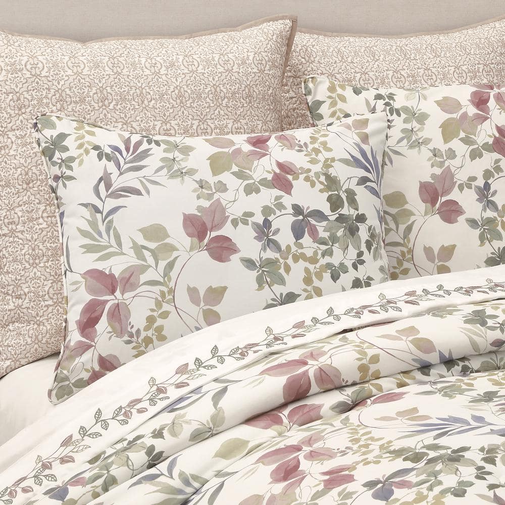 California King Blush Microfiber Reversible Comforter Set