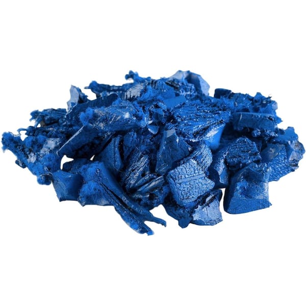 Rubber Mulch Nuggets Protective Flooring for Garden, Play Areas, and Landscaping (40 LBS - 1.55 CU. FT.),Blue
