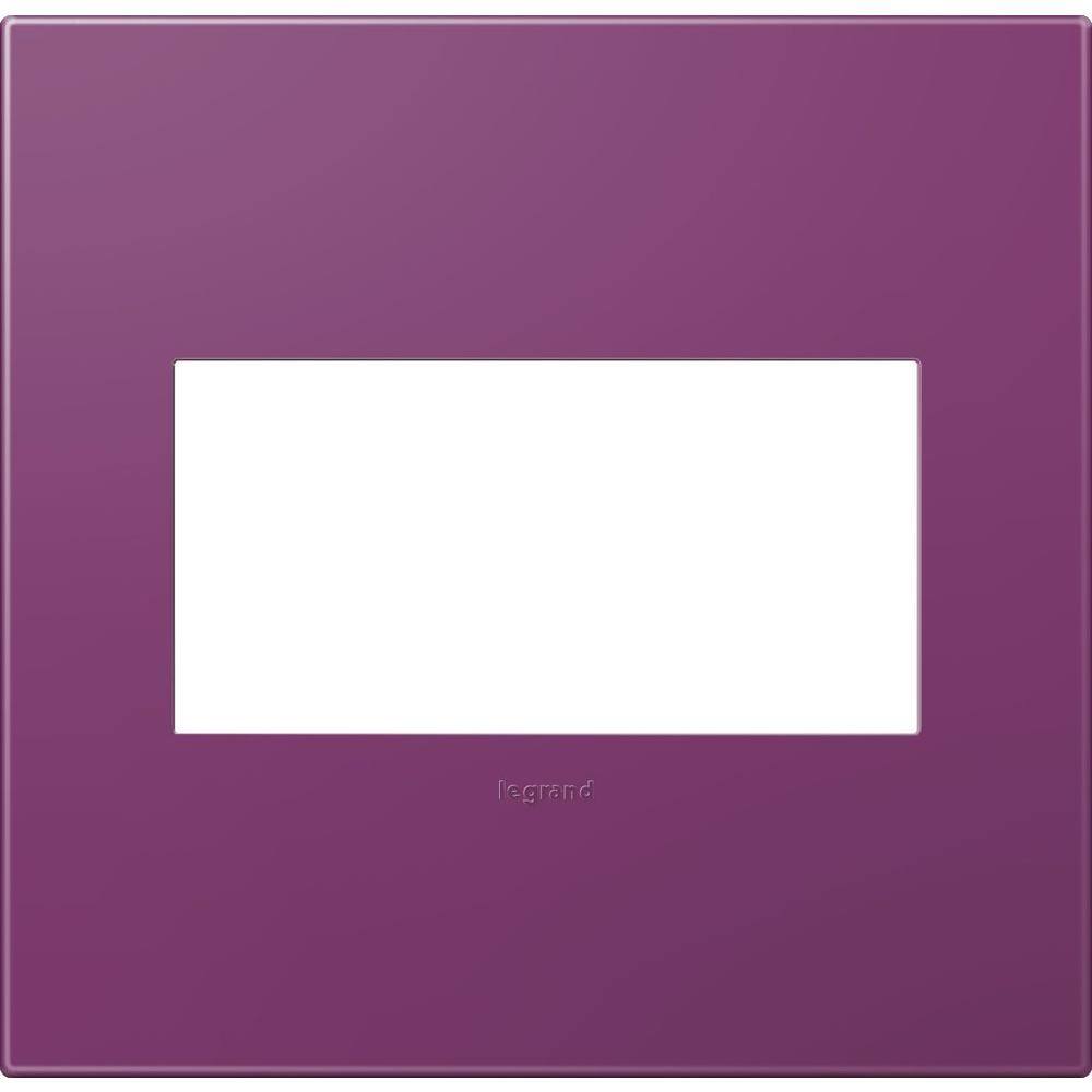 Plum Rocker Legrand adorne 2 Gang Decorator/Rocker Wall Plate, Plum (1-Pack ...