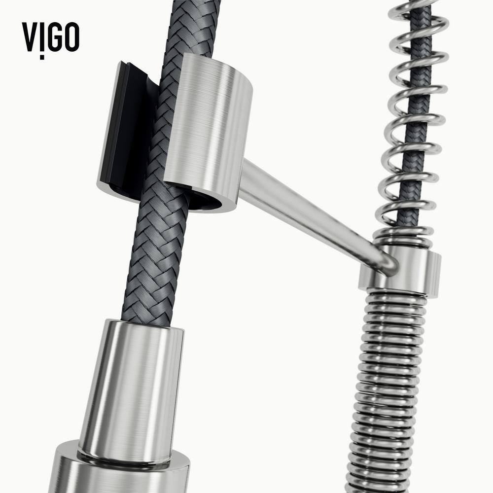 Stainless Steel Touchless Pull-Down Kitchen Faucet with Spray