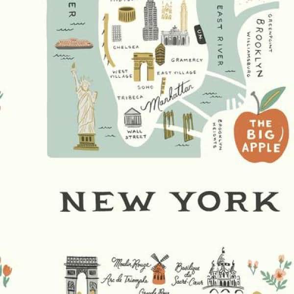 Mint and Brown City Maps Removable Wallpaper Roll