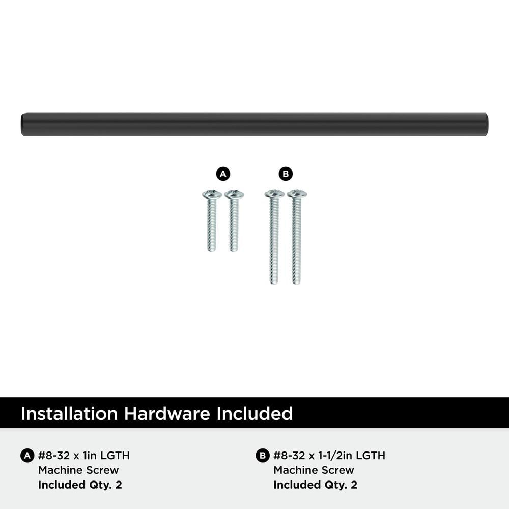 7-Inch Black Bronze Modern Bar Cabinet Pull