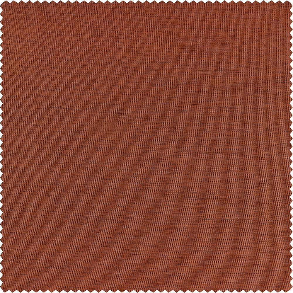 Persimmon Blackout Polyester Rod Pocket Drape Panel