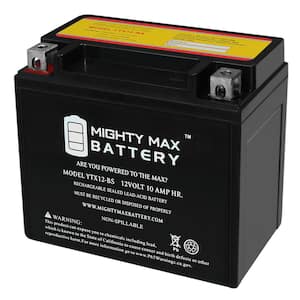 YTX12-BS 12V 10Ah Replacement Battery for Triumph 865 Bonneville T100, SE, Fl 08